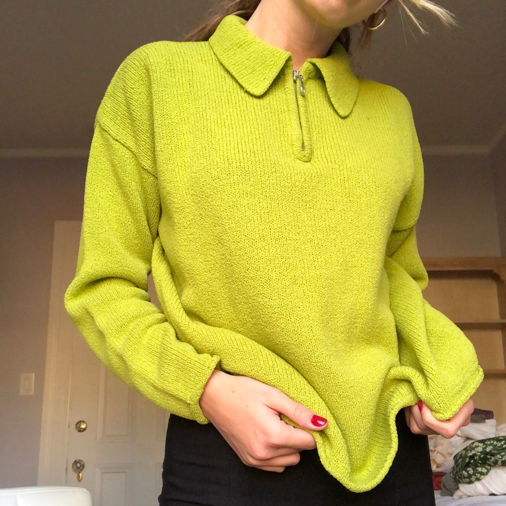 Fun Green Sweater